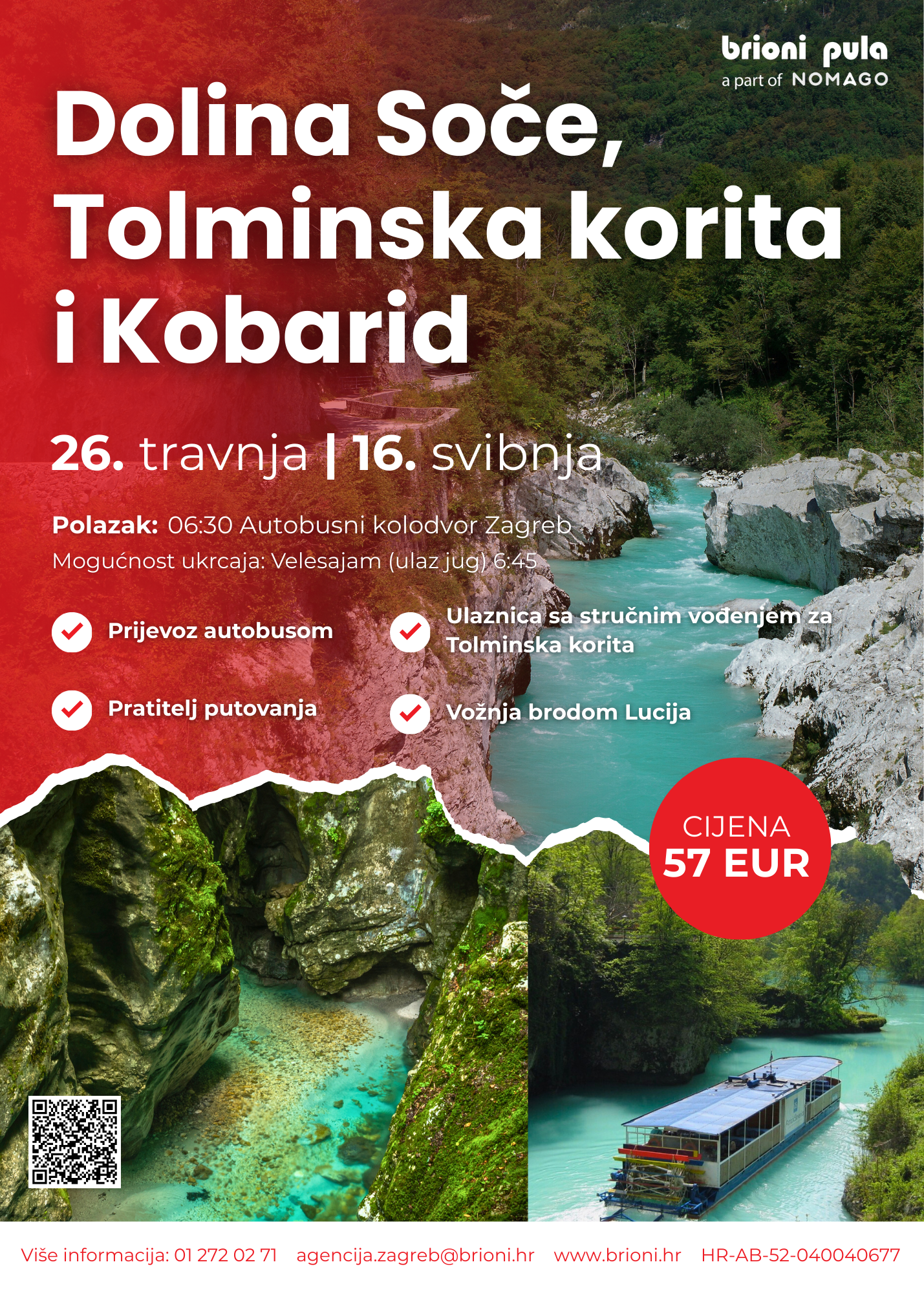 Jednodnevni izlet Dolina Soce